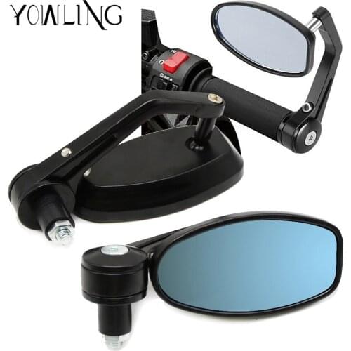 Universal Motorcycle mirrors bar end mirror Rear view Motor handlebar mirror for Honda suzuki yamaha kawasaki BMW DUCATI ATV