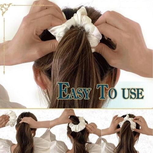 Large Intestine Hair Ring Hair Accessories Colorful Hair Rope Scrunchies Elastic Hair Ties For Women Girl XIN-Shipping