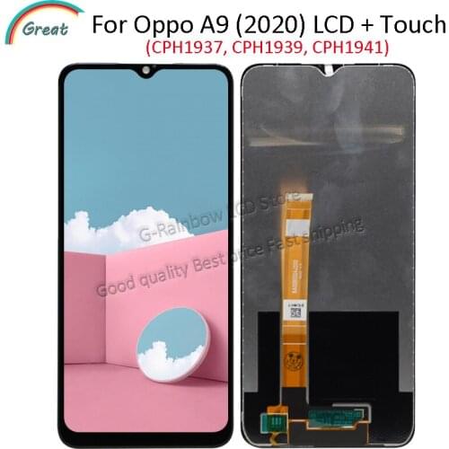 6.5" for OPPO A9 (2020) A11x LCD CPH1937 CPH1939 CPH1941 Display Touch Screen Digitizer Assembly For OPPO A9 2020 LCD