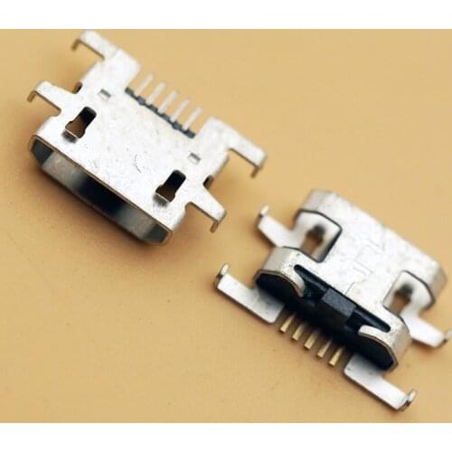 Smonisia 1000pcs Micro USB Female 2.1 sink Type Data Charging Socket Connector for Phone Table PC