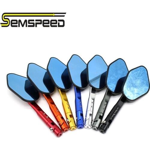 2PC Motorcycle CNC Rearview Mirror Rear View Mirrors for Honda MSX 125 CB650R CB125R XADV X ADV 750 X11 ST1300 Yamaha FZ6 FAZER