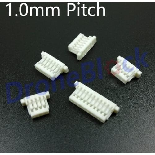 20 Pcs/ a lot 1.0mm Pitch Plug connector CC3D/miniapm/skyline32/SP Racing F3 GPS Bluetooth Telemetry OSD Receiver cleanflight