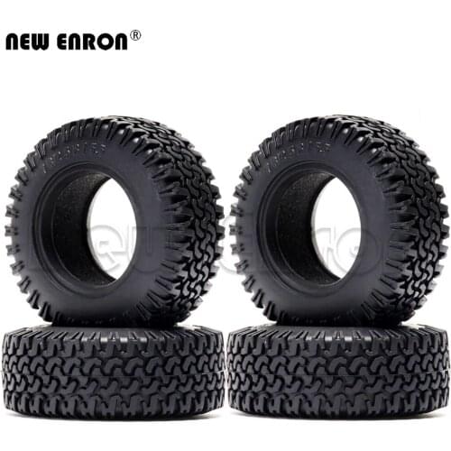 4Pc 1.55 inch 78*40mm Soft Rubber Terrain Wheel Tires for 1/10 RC Crawler Car Tamiya LC70 MST JIMNY Axial YETI AXI90069 D90 TF2