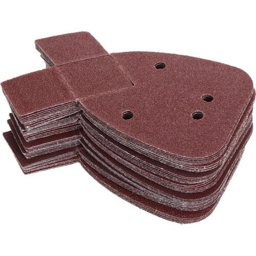40Pcs Sanding Paper 40/60/80/120 Sanding Paper Sheet Pads Abrasive Tools For Black & Decker Mouse Grit 140mm Palm Sander