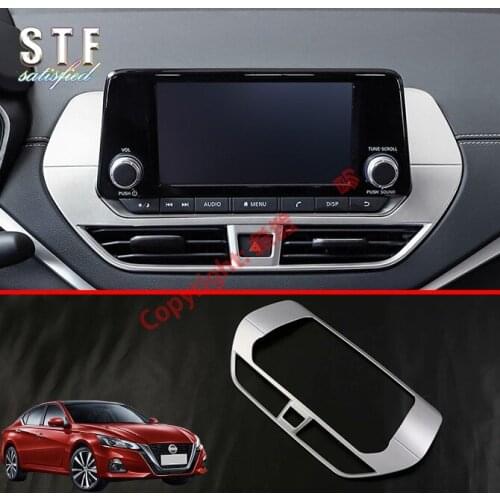 ABS Pearl Chrome Interior Center Control Cover Trim Trim For Nissan Altima MK7 2019 2020