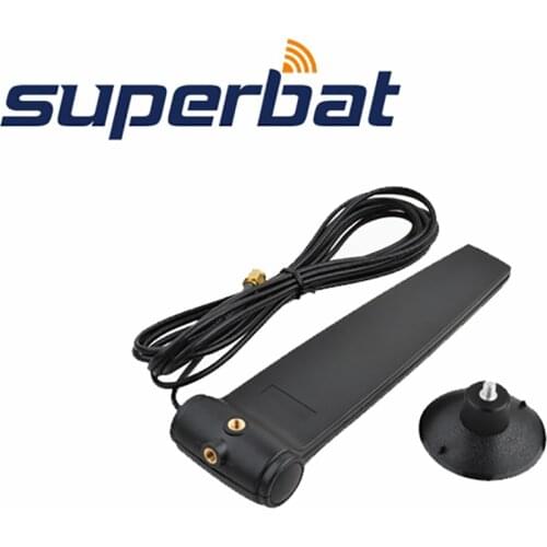 Superbat 2.4GHz 9dBi WiFi Antenna Directional Booster Wireless WLAN Aerial RP-SMA Plug Connector 3M Extension Cable