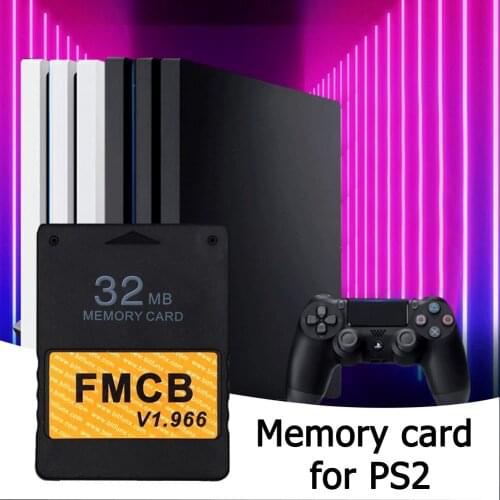 Free McBoot v1.966 8MB/16MB/32MB/64MB Memory Card for Sony PS2 Playstation2 FMCB Extended Card Game Saver