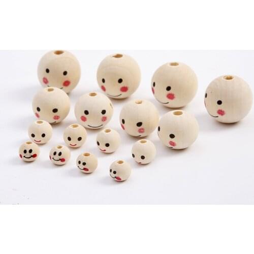 10-25MM Wooden Beads Natural Round Wooden Beads for Jewelry Making Home Farmhouse Decoration