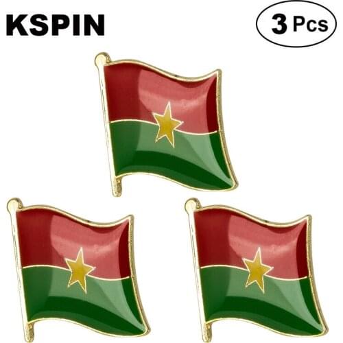 Burkina Faso Lapel Pin Brooches Pins Flag badge Brooch Badges