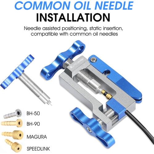 2 In 1 MTB Bicycle Brake Hydraulic Hose Needle Driver Press in Tools For Bike Disc Brake Hose Cable Cutter Cycling Repair Tool