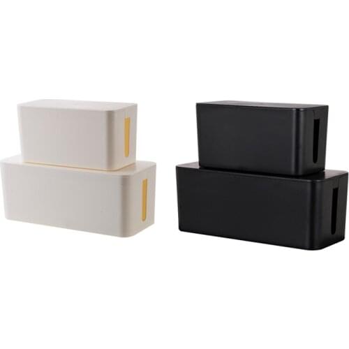 2 Size Cable Storage Box Power Socket Removable Cover Cable Tidy Box Power Switch Easy to Heat Emission Junction Box