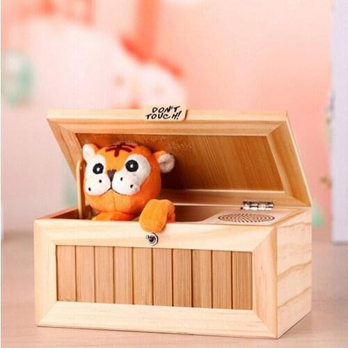 Fashion Cartoon Tiger Useless Box Creative Adult Gifts Gags And Practical Jokes Funny Toys For Friends and Kids