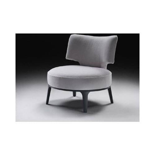 Chinafurnitue Modern simple solid wood sitting chair meeting dining chair cloth custom sales department model room furniture