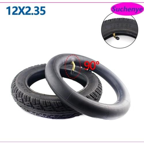 12 inch 12x2.35 Outer tyre and Inner tube Good for Gas and Electric Scooters E-Bike Mini Crosser Mini Dirt Bike