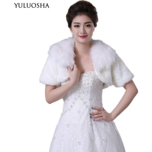YULUOSHA Wedding Fur Capes