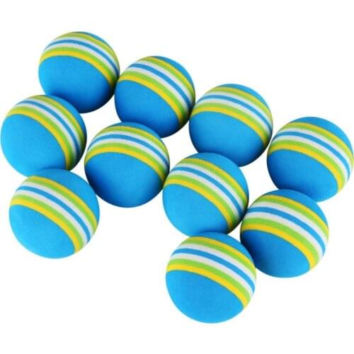 1/5/10Pcs 4.2cm Rainbow Ball Cat Toy Colorful Ball Interactive Pet Kitten Scratch Natural Foam EVA Ball Training Pet Supplies