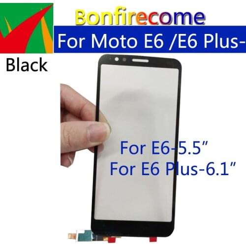 10Pcs\lot For Motorola For Moto E6 Plus Touch Screen For Moto E6 XT2005-3 Touch Panel Digitizer Sensor Replacement