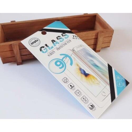 200 pcs Wholesale Paper Packaging Box for iPhone 6 6s 7 9H Glass Premium Tempered Screen Protector Film Unipha