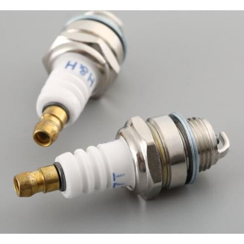 2PK Chainsaw Spare Parts Brush Cutter Spark Plug 1.5 L7T For 2 Stroke Strimmer Chainsaw Lawnmower Trimmer Cutter Tool Parts