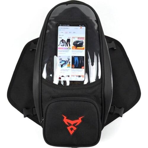 7-inch Touch Screen Mobile Phone Navigation Bag Crossbody Shoulder Bag General Purpose Locomotive Motorcycle Fuel Magnetic Bag
