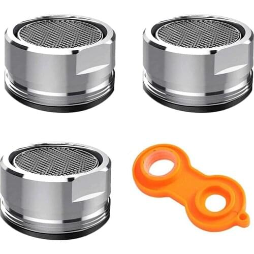 Faucet Aerator Bathroom Sink Aerator, Kitchen Faucet Aerator Replacement Parts With Brass Shell Faucet Aerator Wrench