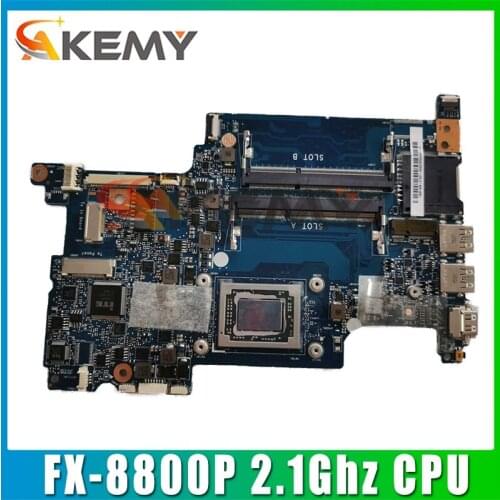 AKEMY origianl H000094110 Laptop motherboard For toshiba Radius E45W-C FX-8800P 2.1Ghz CPU Mainboard works