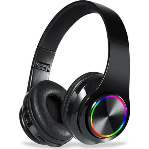 Wireless Stereo Headphone Bluetooth Noise Cancelling Earphones Sports Over-ear On-ear Headset For Mobile Phones And Computers