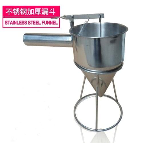 Stainless steel Batter dispenser Takoyaki tooks Taiyaki funnel Takoyaki filler