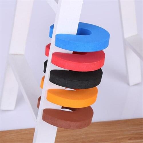 Door Stopper Baby Safety Locks Children Protection C Shape EVA Wall Protection Door Holder Shockproof Pad Finger Protecter