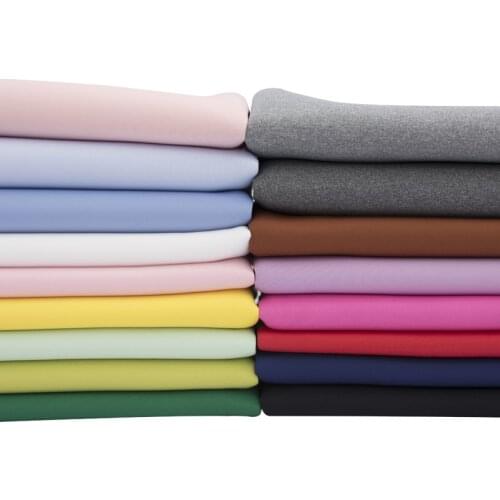 Two Way Spandex Scuba Ponte Roma Fabric DIY Sewing Dress Blazer Jackets Thick Elastic Fashion Knitted Fabrics Telas 50X160cm