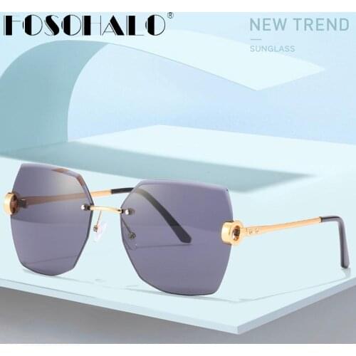 FOSOHALO Women's Sunglasses Transparent Glasses