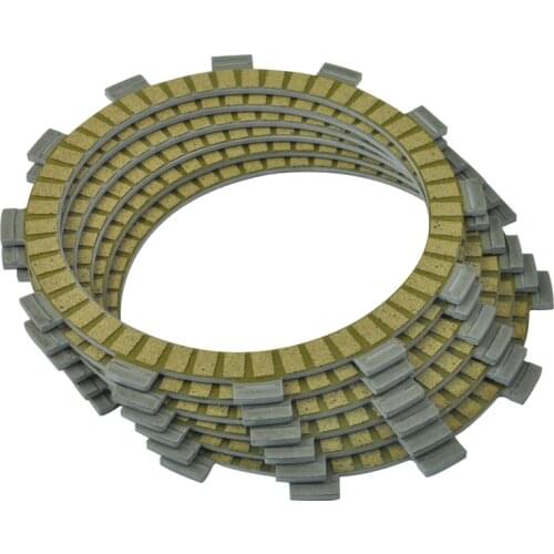 6pc Motorcycle Friction Clutch Plates For Yamaha XT250 TT250 80-82 SR250 Exciter 250 80-83 SR250T Motorbike Engine Parts