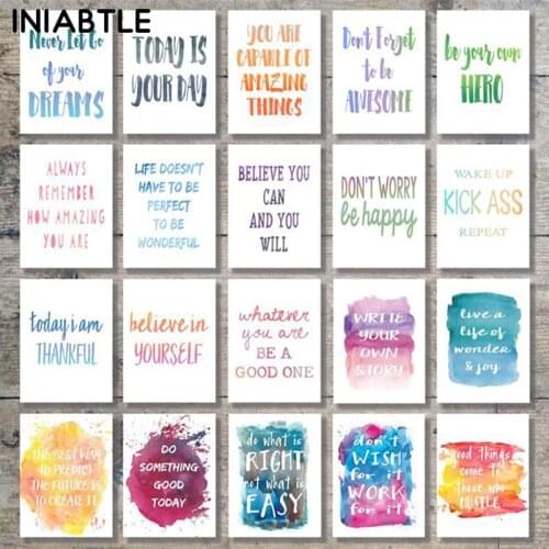 INIABTLE Wall Watercolor Paintings