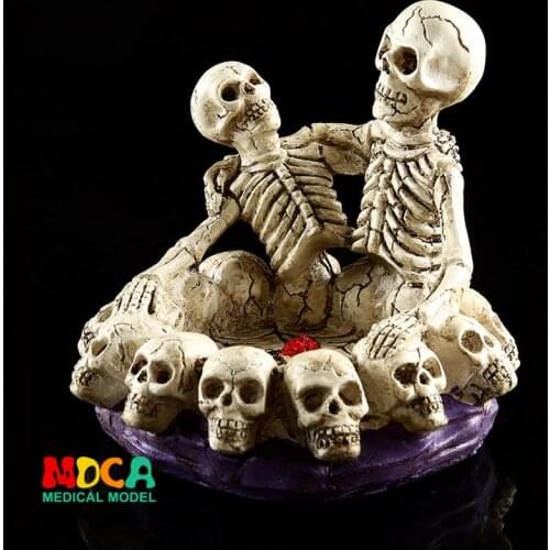 Resin ashtray skull head personalized gifts home furnishings resin bar atmosphere display YHG010