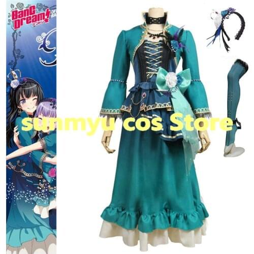 BanG Dream Roselia 5th Single Shirokane Rinko bang dream Cosplay Costume Custom Size Customize Halloween