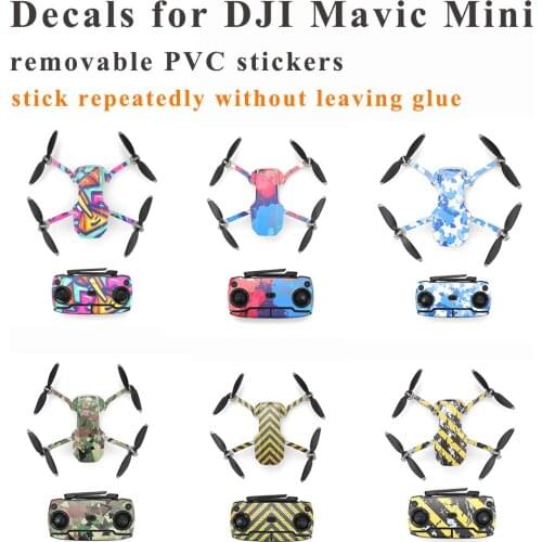 Mavic Mini Protective Decals PVC Stickers Waterproof Scratch-proof Film Full Cover Skin For DJI Mavic Mini Drone Accessories