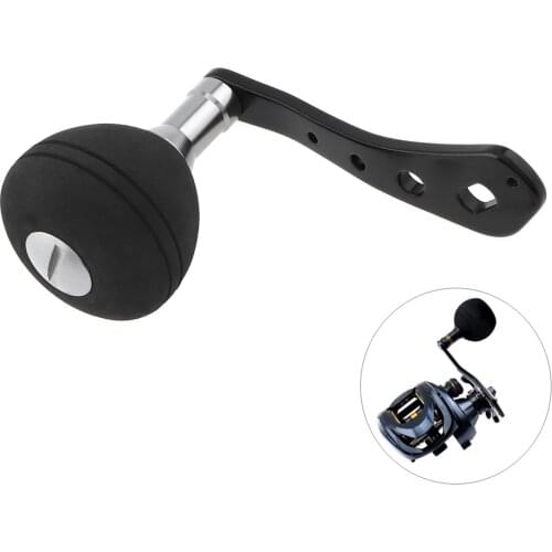 Metal Baitcasting Fishing Reel Replacement Single Handle Drum Reel Rocker Arm Grip Support 5x8mm Hole Size