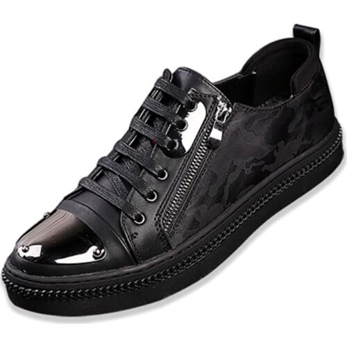 Spring Autumn Men Casual Shoes Luxury Brand Men Loafers Fashion Lac-up Flats Black Breathable Slip On Sneakers Men Shoes