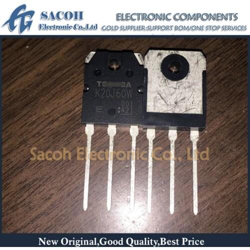 New original 10PCS/Lot TK20J60W5 K20J60W5 or TK20J60W K20J60W TO-3P 20A 600V Power MOSFET