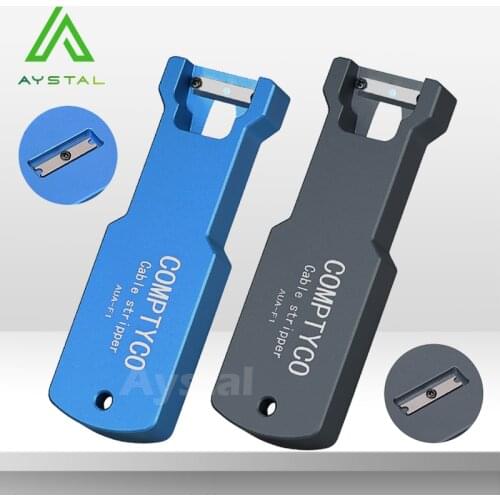New Design Optical Fiber Tool Longitudinal Stripper AUA-F1 Cable Jacket Slitter 8.5mm 10.4mm 14mm Cable Sheath Cutter Slitter