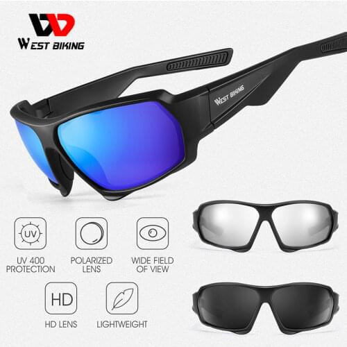 WEST BIKING Cycling Glasses Men Women Polarized Eyewear Bike Goggles Outdoor Sports Sunglasses Goggles 5 Lenses Bicycle Glasses