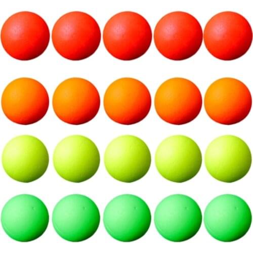 5Pcs Fishing Floating Bobbers Fluorescent Drift Ball Foam Strike Indicator Fishing Float Buoyancy Ball Fishing Accessory