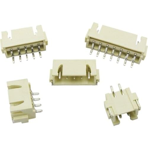 1000pcs JST XH 2.54 mm 2 Pin 3 4 5 6 7 8 9 10 11 12 Pin Wafer right Angle Male header Surface Mount pcb Reflow Solder A2501WF