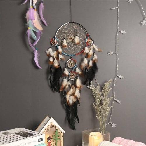 Handmade Dream Catcher Wind Chimes Home Hanging Dreamcatcher Bedroom Party Christmas Festival Decoration Dress Up Maiden Gift