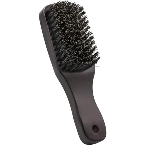 New Hot Sell Black Wood Mens Shaving Face Brush Personal Care Beard Brush Comb Hair Tools In High Quality