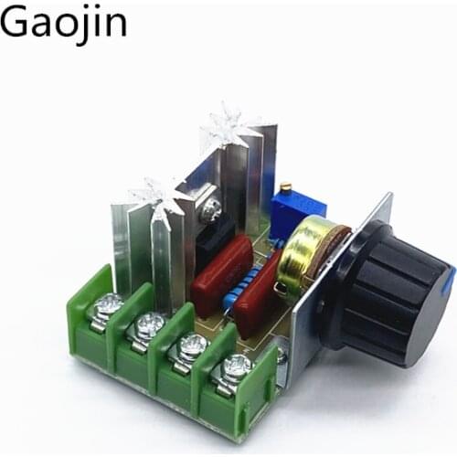 AC 220V 2000W SCR Voltage Regulator Dimming Dimmers Motor Speed Controller Thermostat Electronic Voltage Regulator Module