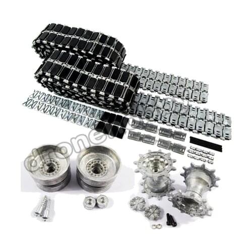 Mato 1:16 German Leopard 2A6 remote control tank 3889 all-metal track hanging plastic drive wheel induction round