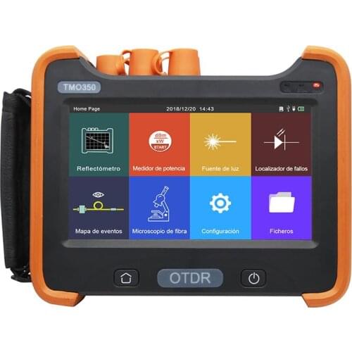 TMO350 OTDR Optical Time Domain Reflectometer 1310 1550nm 32 30dB Built-in VFL OPM OLS Red Light With FC SC ST Connect