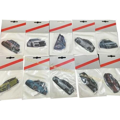 1pcs Car Model Car Air Freshener Paper Hanging Car Accessories Interior Vehicles Auto Decoration Cars Air Freshener Ornament
