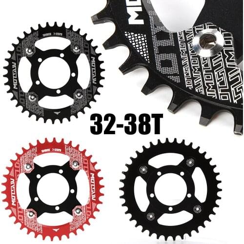 104BCD E-bike Chainring + Adapter For Bafang BBS01/BBS02 Mid Drive Motor Electric Bicycle Stainless Steel 32T 34T 36T 38T